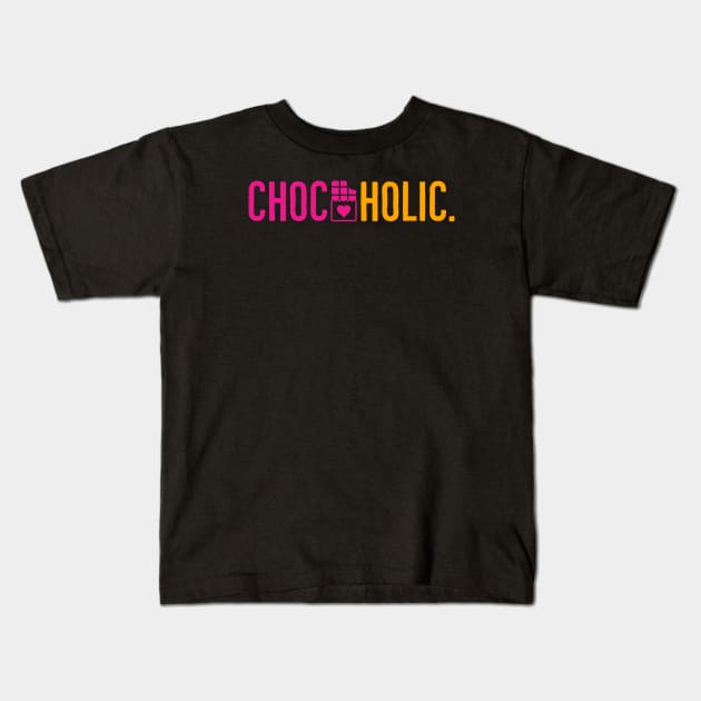 Chocoholic Kids T-Shirt by Suzhi Q